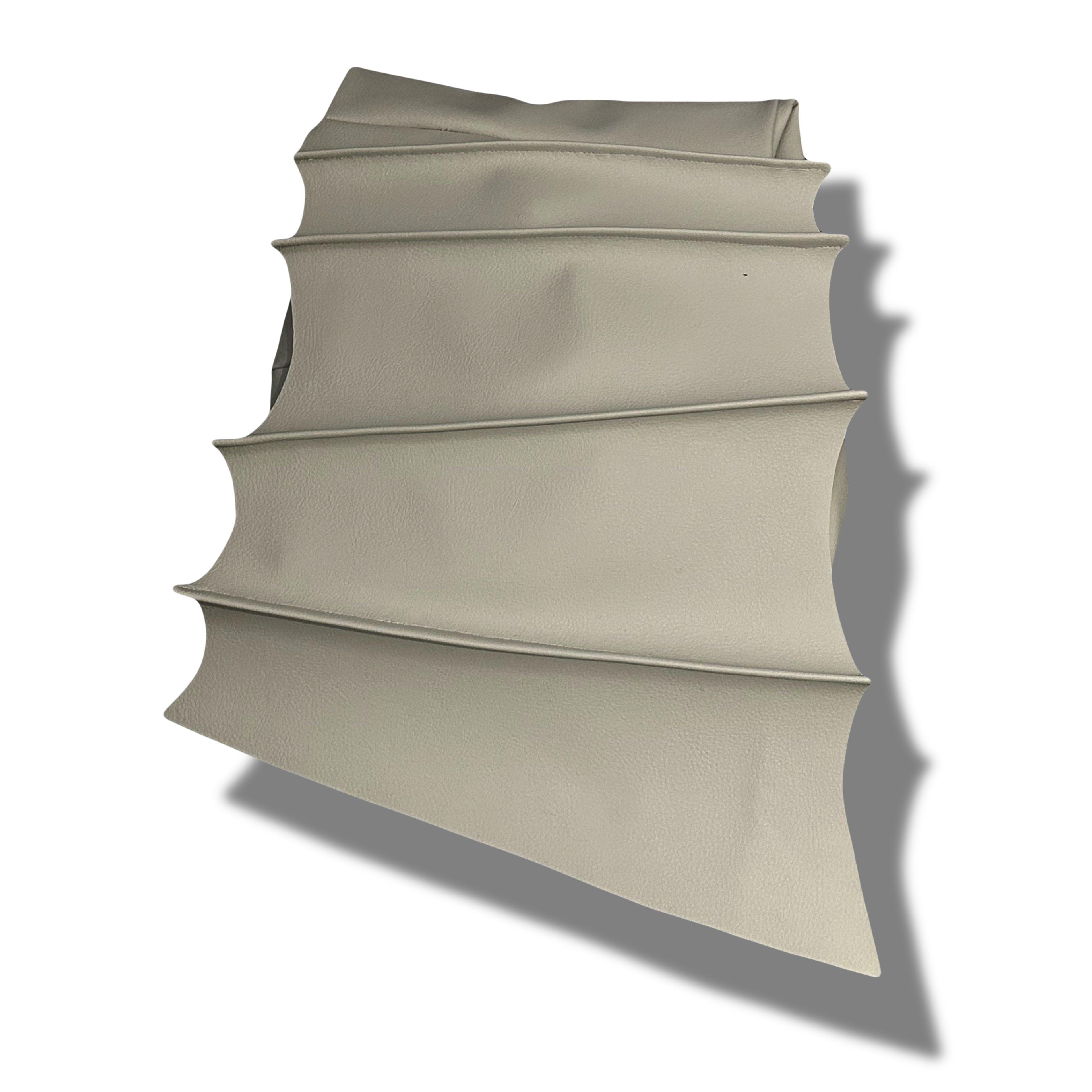 White leather batwing bag